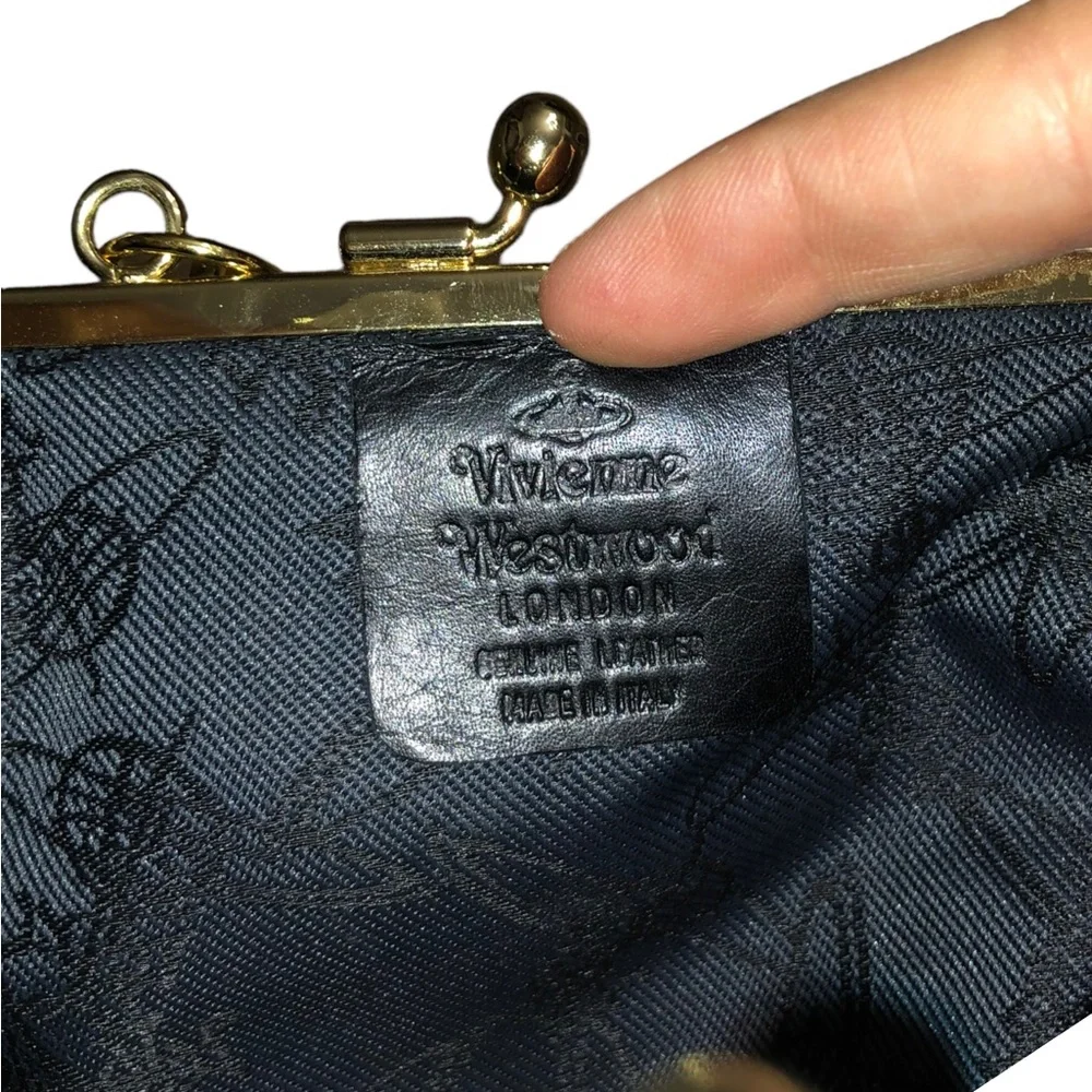 RARE Vivienne Westwood Vintage Mini Black/Red Plaid Clutch/Handbag - Picture 11 of 16